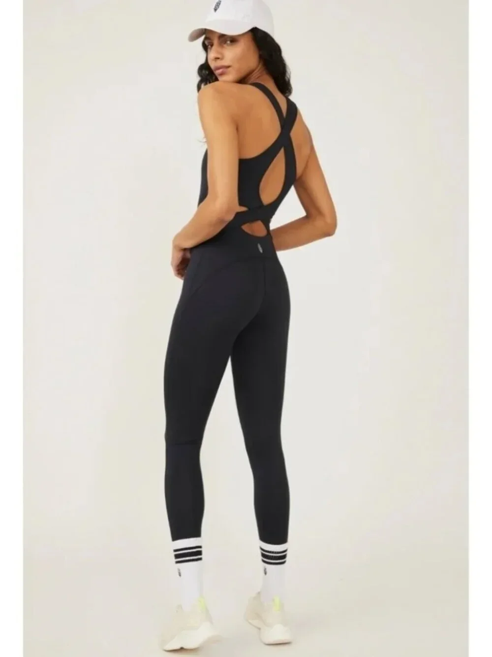 NEW Free People | Back it Up Onesie In Black